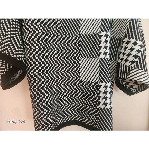 S14 Studio Nouveau pullover sweater with wide elbow-length boxy sleeves, NWOT - Picture 7 of 10